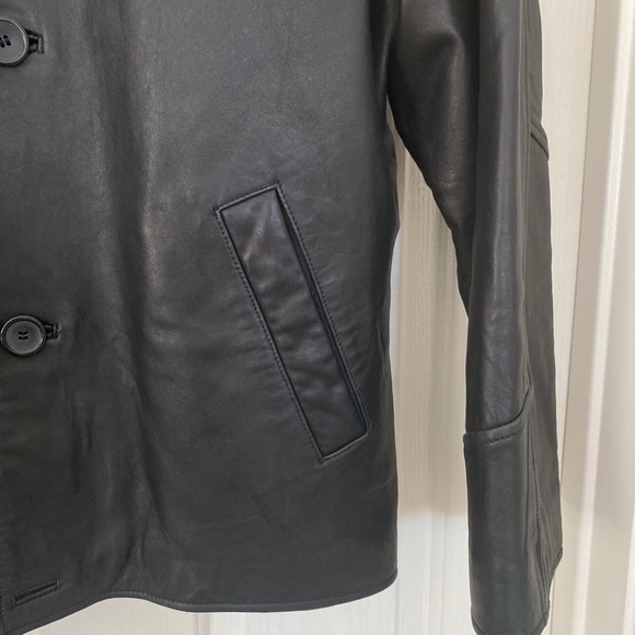 Milestone Jackets & Coats Milestone Leather Jacket Black Casual Mens Size 52 Poshmark
